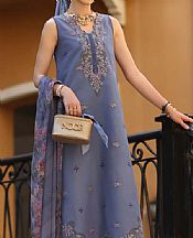 Saadia Asad Blueberry Lawn Suit- Pakistani Lawn Dress