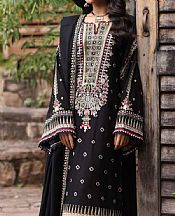 Saadia Asad Black Linen Suit- Pakistani Winter Dress