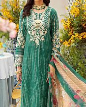 Emerald Green Lawn Suit- Pakistani Lawn Dress
