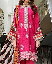 Saadia Asad Hot Pink Linen Suit