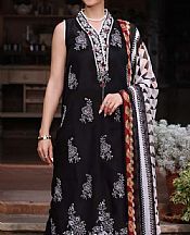 Saadia Asad Black Lawn Suit- Pakistani Designer Lawn Suits