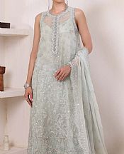 Saadia Asad Summer Green Chiffon Suit- Pakistani Chiffon Dress