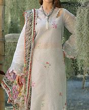 Saadia Asad Skye Blue Lawn Suit- Pakistani Lawn Dress