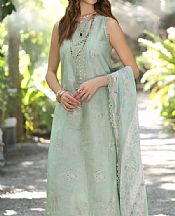 Saadia Asad Mint Green Lawn Suit- Pakistani Lawn Dress