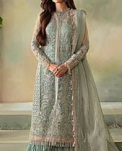 Summer Green Organza Suit