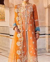 Safety Orange Raw Silk Suit