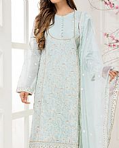 Sadia Aamir Aqua- Pakistani Chiffon Dress