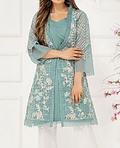 Sadia Aamir Blue Angel- Pakistani Chiffon Dress