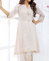 Ivory Gold- Pakistani Chiffon Dress