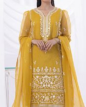 Sadia Aamir Zar- Pakistani Designer Chiffon Suit