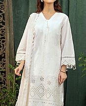 Safwa White Lawn Suit- Pakistani Lawn Dress