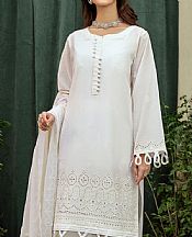 Safwa White Lawn Suit- Pakistani Lawn Dress