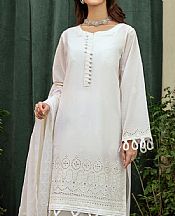 Safwa White Lawn Suit- Pakistani Designer Lawn Suits