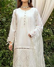 Safwa White Lawn Suit- Pakistani Designer Lawn Suits