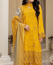 Safwa Yellow Viscose Suit- Pakistani Winter Dress