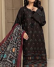 Safwa Black Viscose Suit- Pakistani Winter Clothing
