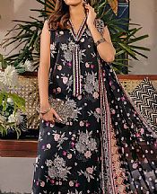 Safwa Black Lawn Suit- Pakistani Lawn Dress