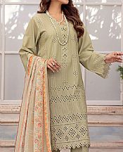 Safwa Thistle Green Lawn Suit- Pakistani Lawn Dress