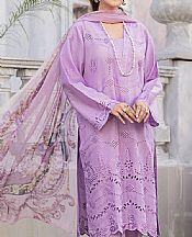 Safwa Wisteria Purple Lawn Suit- Pakistani Designer Lawn Suits