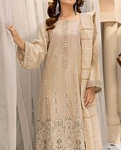 Safwa Beige Lawn Suit- Pakistani Lawn Dress