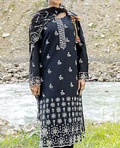 Safwa Black Lawn Suit- Pakistani Lawn Dress