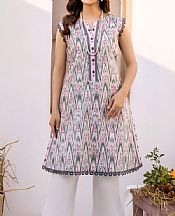 Safwa Light Pink/Grey Lawn Suit (2 pcs)- Pakistani Lawn Dress
