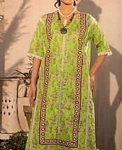 Safwa Apple Green Lawn Suit (2 pcs)- Pakistani Lawn Dress