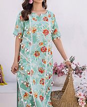 Safwa Summer Green Lawn Suit (2 pcs)- Pakistani Designer Lawn Suits