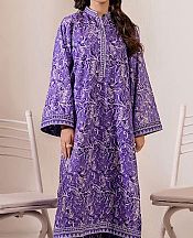Safwa Purple Lawn Suit (2 pcs)- Pakistani Lawn Dress