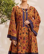 Safwa Borwn Lawn Suit (2 pcs)- Pakistani Lawn Dress