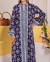 Safwa Dark Purple Lawn Suit (2 pcs)- Pakistani Lawn Dress