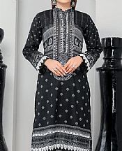 Safwa Black Lawn Kurti- Pakistani Lawn Dress