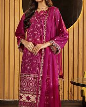 Safwa Magenta Lawn Suit- Pakistani Lawn Dress