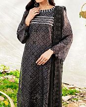 Safwa Black Lawn Suit- Pakistani Designer Lawn Suits