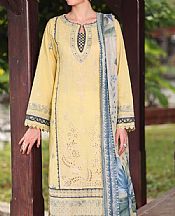 Light Yellow Lawn Suit