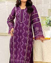 Safwa Grape Purple Lawn Suit (2 pcs)- Pakistani Lawn Dress
