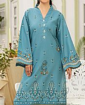 Safwa Hippie Blue Lawn Suit (2 pcs)- Pakistani Lawn Dress