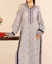 Safwa Grey Lawn Suit (2 pcs)- Pakistani Designer Lawn Suits