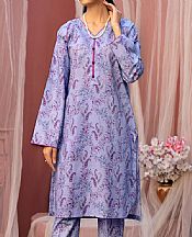 Safwa Lavender Lawn Suit (2 pcs)- Pakistani Lawn Dress