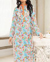 Safwa Off White/Multi Lawn Suit (2 pcs)- Pakistani Lawn Dress