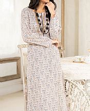 Safwa Ivory Lawn Suit (2 pcs)- Pakistani Lawn Dress