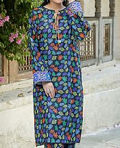 Safwa Pickled Bluewood Cambric Suit (2 pcs)- Pakistani Designer Lawn Suits