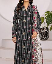 Safwa Black Lawn Suit- Pakistani Lawn Dress