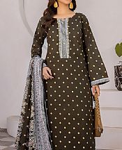 Safwa Lisbon Brown Lawn Suit- Pakistani Designer Lawn Suits