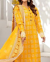 Safwa Mustard Lawn Suit- Pakistani Lawn Dress