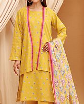 Safwa Mustard Lawn Suit- Pakistani Lawn Dress