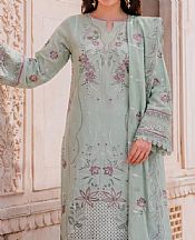 Safwa Light Turquoise Lawn Suit- Pakistani Lawn Dress