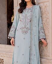 Safwa Baby Blue Lawn Suit- Pakistani Lawn Dress