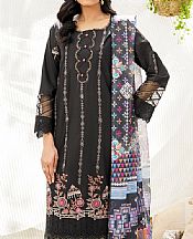 Safwa Black Lawn Suit- Pakistani Lawn Dress