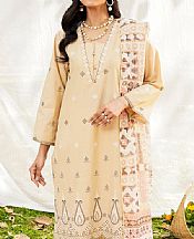 Safwa Peach Puff Lawn Suit- Pakistani Designer Lawn Suits